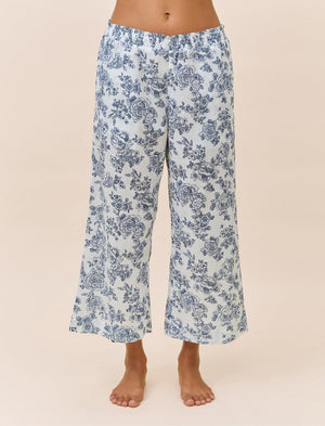 Papinelle - Nostalgia Cotton Cropped PJ Pants