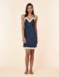 Papinelle - Annabelle Satin Lace Mini Slip Nightie