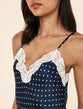 Papinelle - Annabelle Satin Lace Mini Slip Nightie