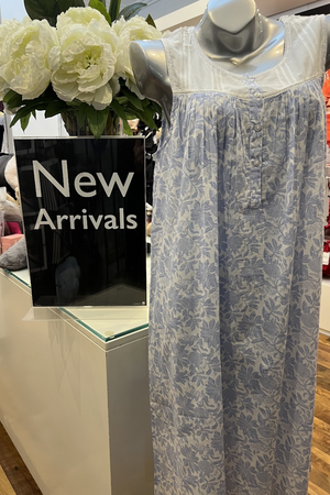 French Country - Banksia Blue Sleeveless Nightie