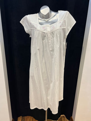 French Country - White Cap Sleeve Nightie