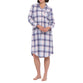 Magnolia - Blue Horizon Cotton Flannelette Sleep Shirt