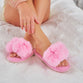 Annabel Trends - Luxe Pom Pom Slippers