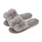 Annabel Trends - Luxe Pom Pom Slippers