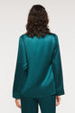 Ginia - Silk Pyjama Set Emerald Green
