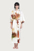 Ginia - Valentina Floral Silk Robe