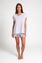 Morning Honey - Cotton Cap Sleeve T Shirt