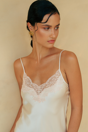 Ginia - Silk & Lace Chemise