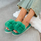 Annabel Trends - Luxe Pom Pom Slippers