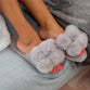 Annabel Trends - Luxe Pom Pom Slippers