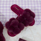 Annabel Trends - Luxe Pom Pom Slippers