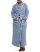 Yuu - Satin Trim Robe Winter Blue